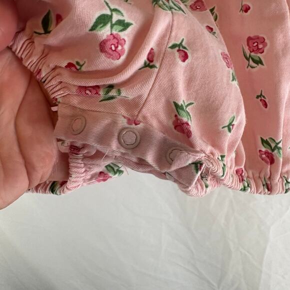 Hartstrings Vintage Floral Bubble Romper Peter Pan Collar 12 Months - Picture 3 of 8